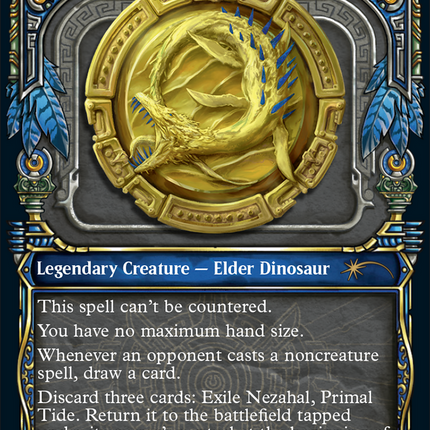 Nezahal, Primal Tide (Halo Foil) [Secret Lair Drop Series]