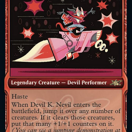 Devil K. Nevil (Showcase) (Galaxy Foil) [Unfinity]