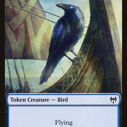 Human Warrior // Bird Double-Sided Token [Kaldheim Tokens]