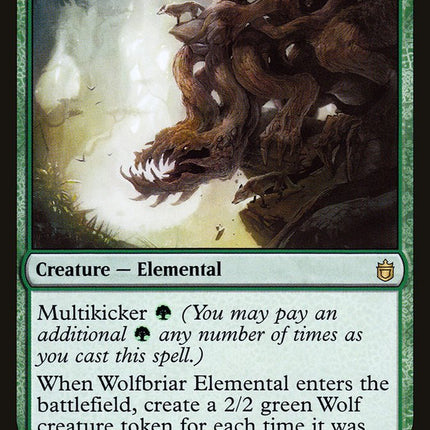 Wolfbriar Elemental [Commander Anthology]