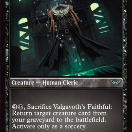 Valgavoth's Faithful (Promo Pack) [Duskmourn: House of Horror Promos]