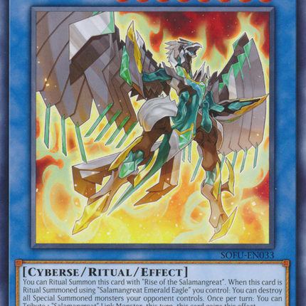 Salamangreat Emerald Eagle [SOFU-EN033] Common
