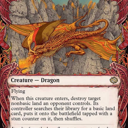 Magmatic Hellkite (Showcase) [Tarkir: Dragonstorm]