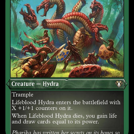 Lifeblood Hydra (Foil Etched) [Commander Masters]