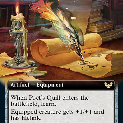 Poet's Quill (Extended Art) [Strixhaven: School of Mages]