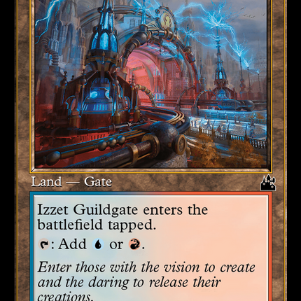 Izzet Guildgate (Retro Frame) [Ravnica Remastered]