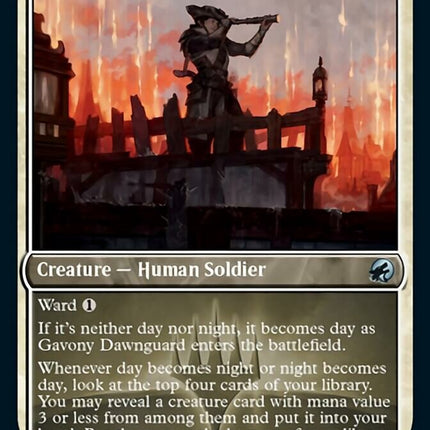 Gavony Dawnguard (Promo Pack) [Innistrad: Midnight Hunt Promos]