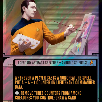 Lieutenant Commander Data (Showcase) (Surge Foil) [Star Trek]