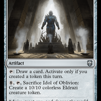 Idol of Oblivion (Ripple Foil) [Modern Horizons 3 Commander]