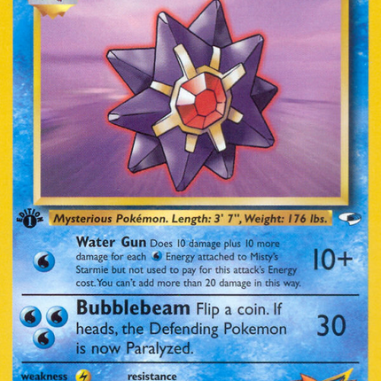 Misty's Starmie (56/132) [Gym Heroes 1st Edition]
