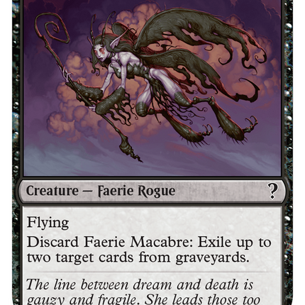 Faerie Macabre (White Border) [Mystery Booster 2]