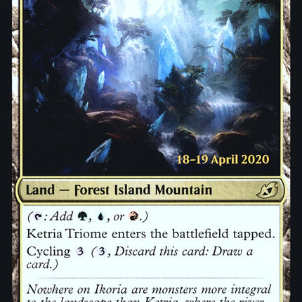 Ketria Triome [Ikoria: Lair of Behemoths Prerelease Promos]