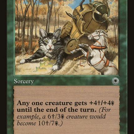 Monstrous Growth (No Flavor Text) [Portal]