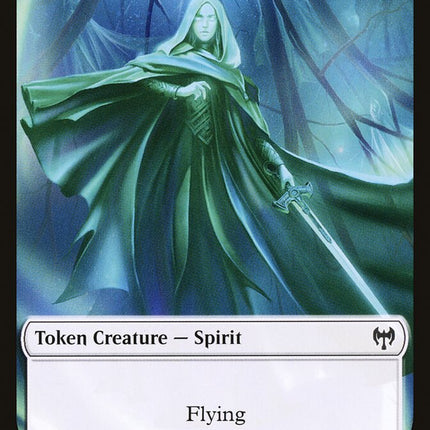 Elf Warrior // Spirit Double-Sided Token [Kaldheim Tokens]