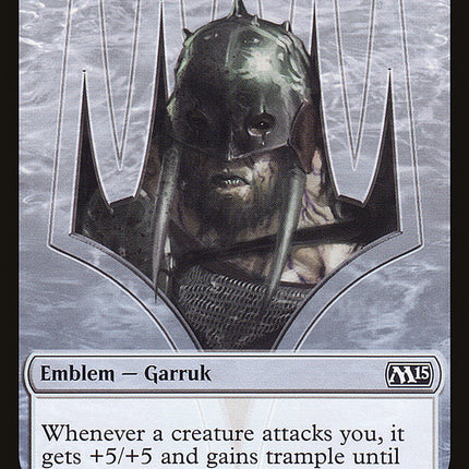 Garruk, Apex Predator Emblem [Magic 2015 Tokens]