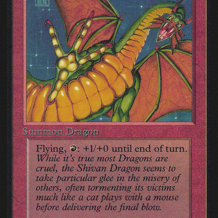 Shivan Dragon [Alpha Edition]
