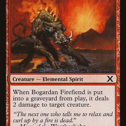 Bogardan Firefiend [Tenth Edition]