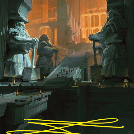 Mines of Moria Art Card (Gold-Stamped Signature) [The Lord of the Rings: Tales of Middle-earth Art Series]