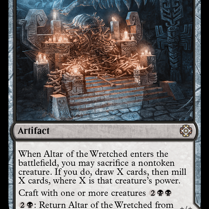 Altar of the Wretched // Wretched Bonemass [The Lost Caverns of Ixalan Commander]