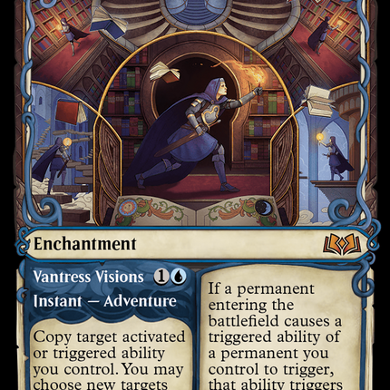 Virtue of Knowledge // Vantress Visions (Showcase) [Wilds of Eldraine]