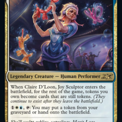 Claire D'Loon, Joy Sculptor (Galaxy Foil) [Unfinity]