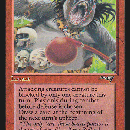 Gorilla War Cry (Red Rattle Drum) [Alliances]
