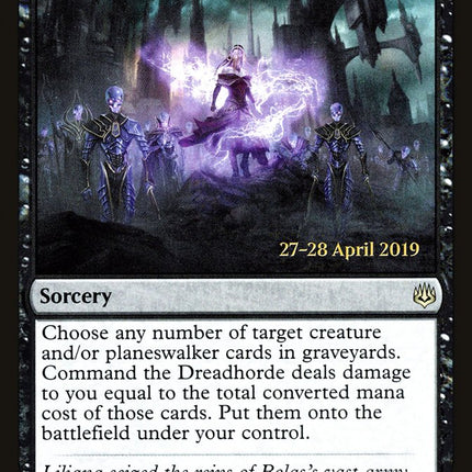Command the Dreadhorde [War of the Spark Prerelease Promos]