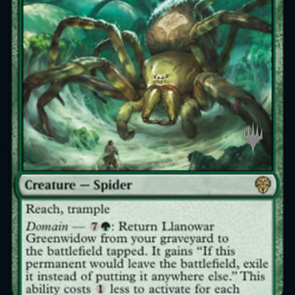 Llanowar Greenwidow (Promo Pack) [Dominaria United Promos]