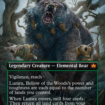 Lumra, Bellow of the Woods (Borderless) (0342) [Bloomburrow]