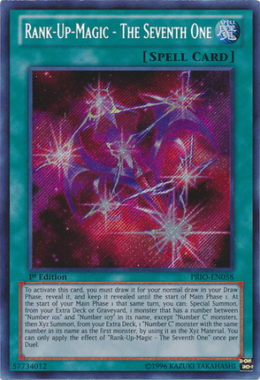 Rank-Up-Magic - The Seventh One [PRIO-EN058] Secret Rare