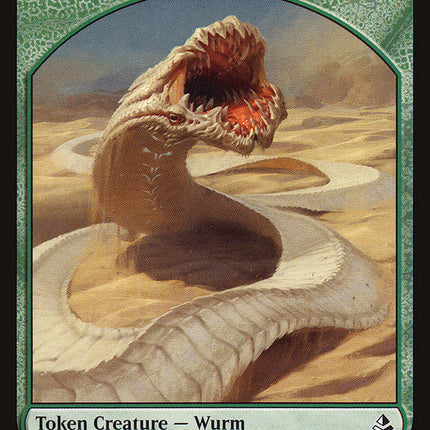 Unwavering Initiate // Wurm Double-Sided Token [Amonkhet Tokens]