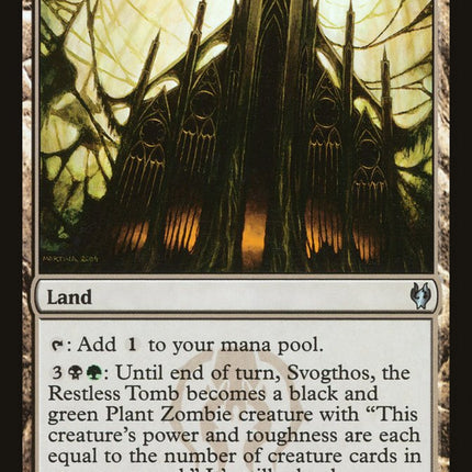 Svogthos, the Restless Tomb [Duel Decks: Izzet vs. Golgari]