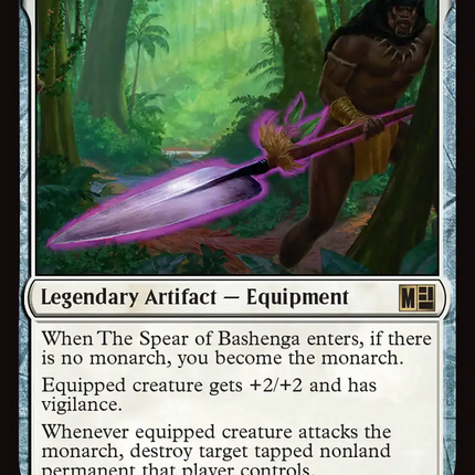 The Spear of Bashenga (Surge Foil) [Marvel Super Heroes Commander]
