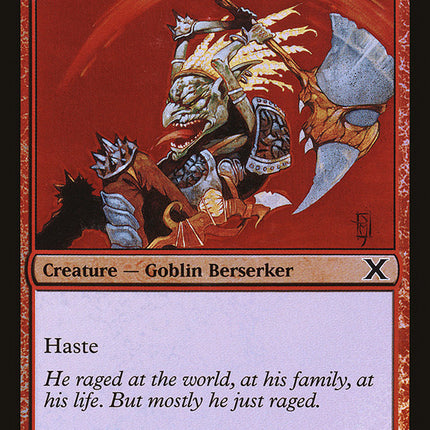 Raging Goblin (Premium Foil) [Tenth Edition]