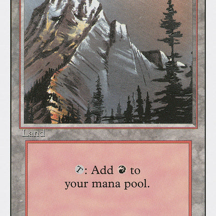 Mountain (Snow Top / Highest Point on Left) [Revised Edition]