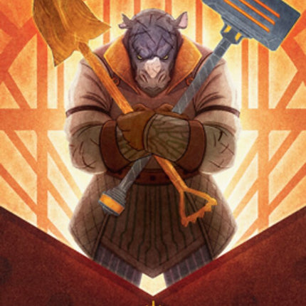 Mr. Orfeo, the Boulder Art Card (Gold-Stamped Signature) [Streets of New Capenna Art Series]