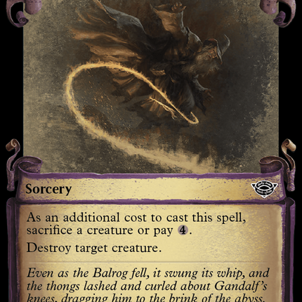 Lash of the Balrog [The Lord of the Rings: Tales of Middle-Earth Showcase Scrolls]