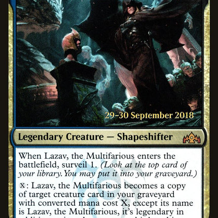Lazav, the Multifarious [Guilds of Ravnica Prerelease Promos]