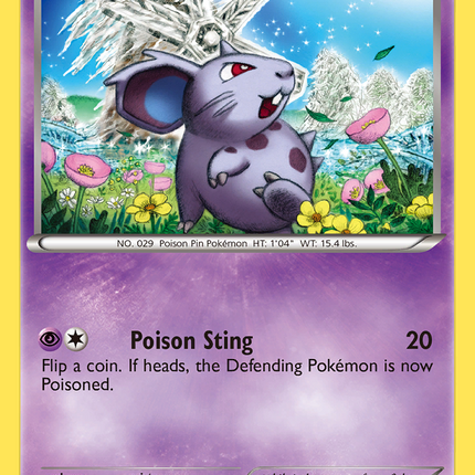 Nidoran (40/116) (Female) [Black & White: Plasma Freeze]