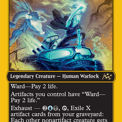 Winter, Cursed Rider (First-Place Foil) [Aetherdrift]
