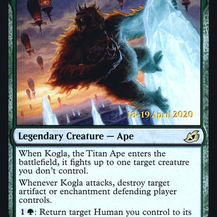 Kogla, the Titan Ape [Ikoria: Lair of Behemoths Prerelease Promos]