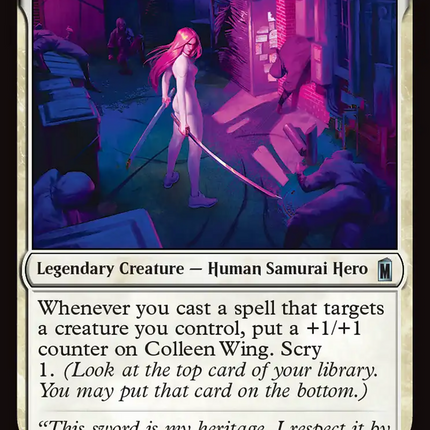 Colleen Wing, Street Samurai [Marvel Super Heroes]