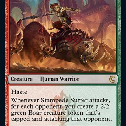 Stampede Surfer [Ravnica: Clue Edition]