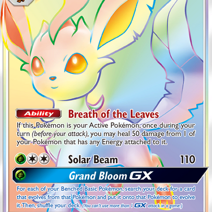 Leafeon GX (157/156) [Sun & Moon: Ultra Prism]