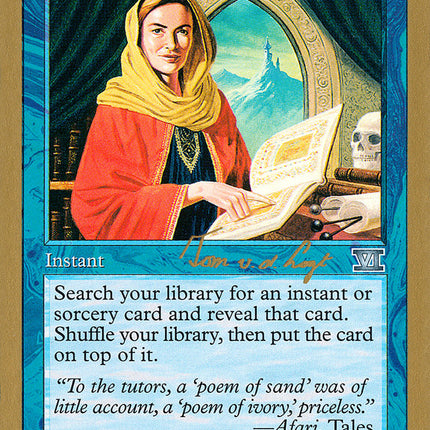 Mystical Tutor (Tom van de Logt) [World Championship Decks 2000]