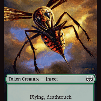 Insect (0012) // Spider Double-Sided Token [Duskmourn: House of Horror Commander Tokens]