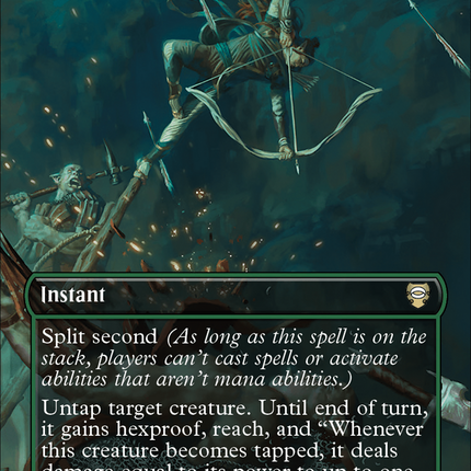 Legolas's Quick Reflexes (Borderless) (Surge Foil) [The Lord of the Rings: Tales of Middle-Earth Commander]