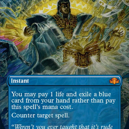 Force of Will (Borderless Alternate Art) [Dominaria Remastered]