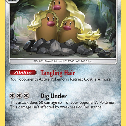 Alolan Dugtrio (87/149) (Cosmos Holo) (Blister Exclusive) [Sun & Moon: Base Set]