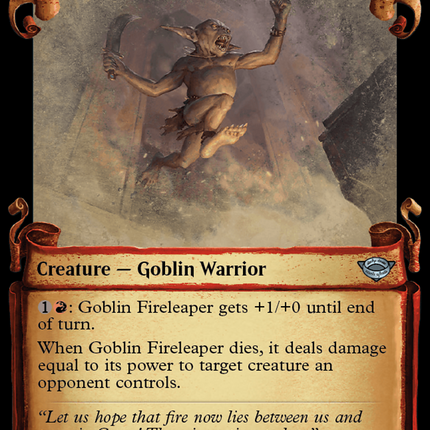Goblin Fireleaper [The Lord of the Rings: Tales of Middle-Earth Showcase Scrolls]